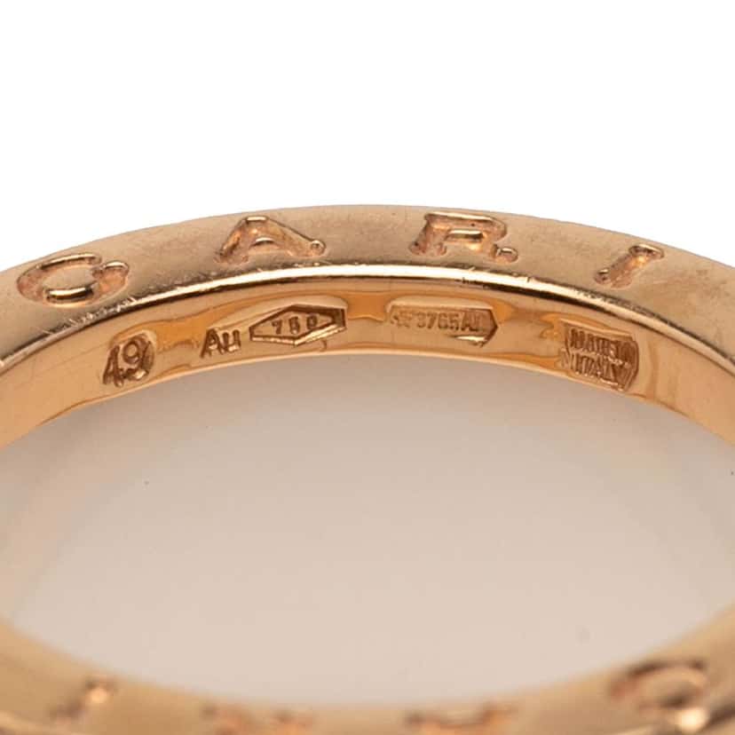 Bvlgari 18K Yellow Gold and Ceramic B.Zero1 Three Band Ring Gold Gold Good condition - Model View