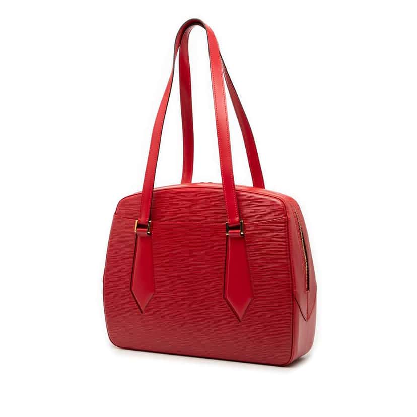 Louis Vuitton Epi Voltaire Red Leather Good condition - Back View