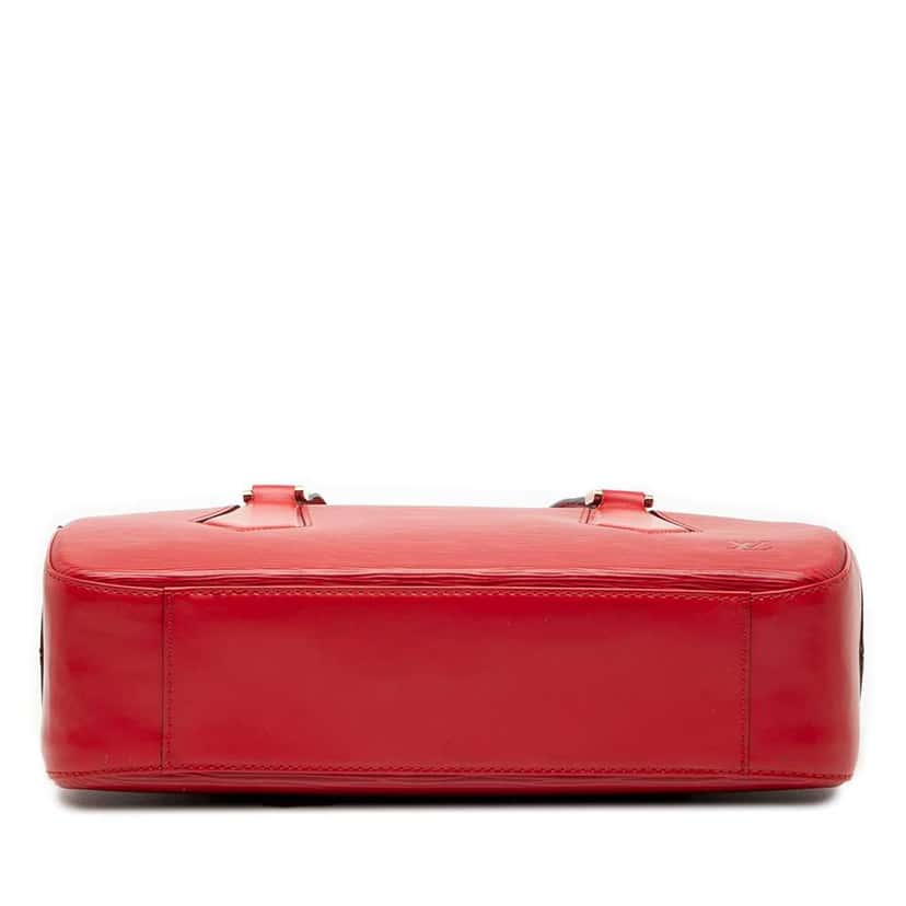 Louis Vuitton Epi Voltaire Red Leather Good condition - Inside View