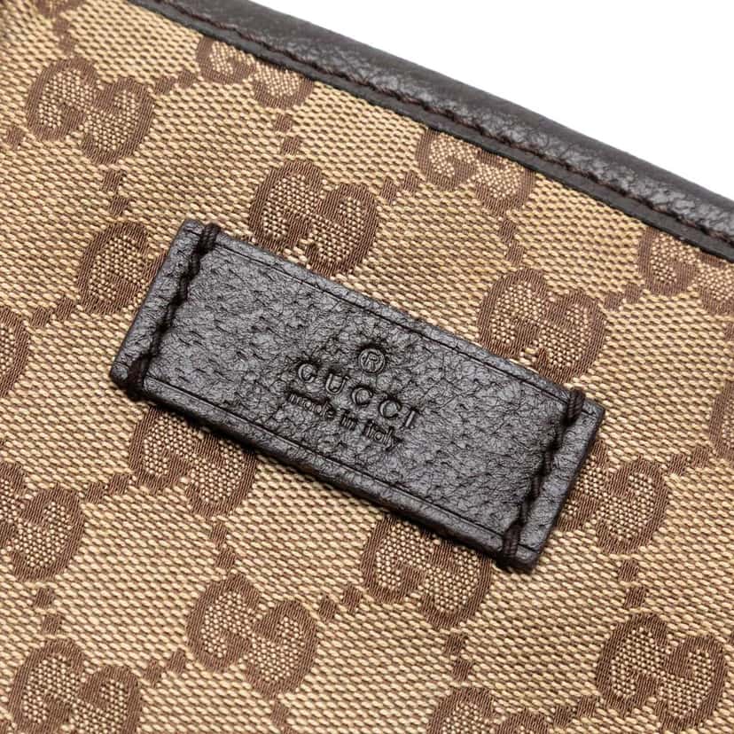 Gucci GG Canvas Web Tote Brown Canvas Good condition - Box View