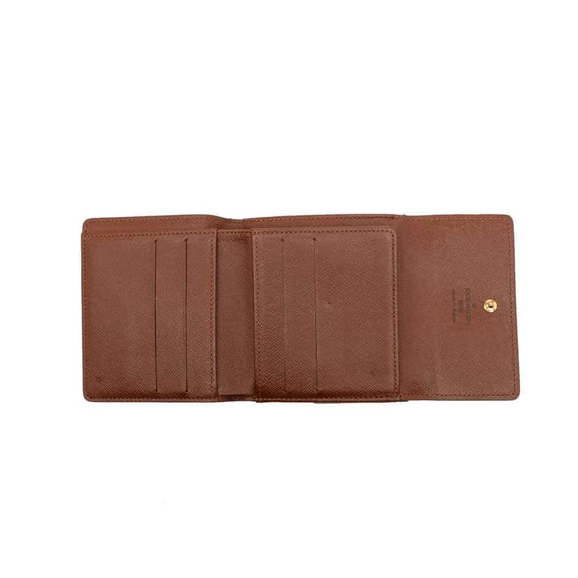 Louis Vuitton Monogram Portefeuille Elise Wallet Brown Good condition - Model View