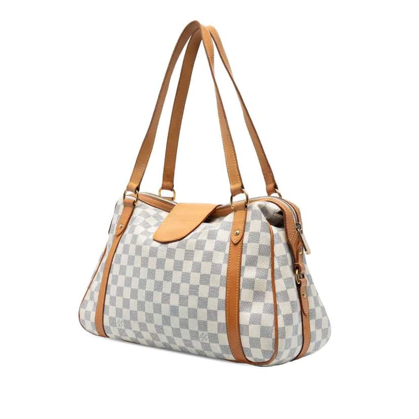 Louis Vuitton Damier Azur Stresa PM White Good condition - Back View