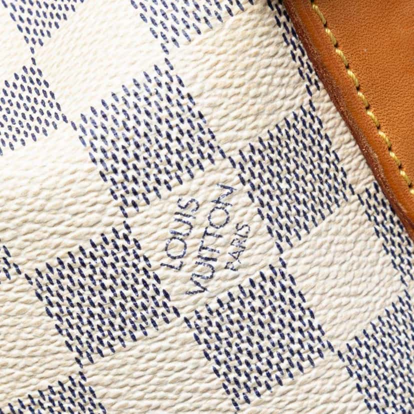 Louis Vuitton Damier Azur Stresa PM White Good condition - Box View