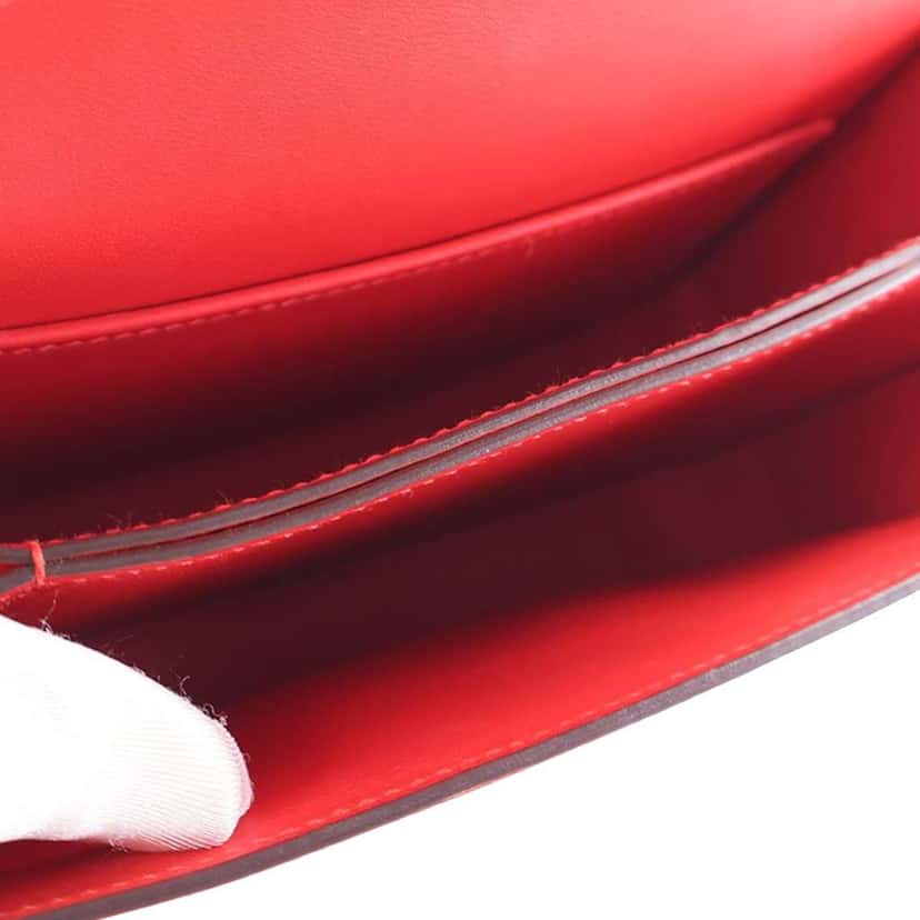 Hermès Epsom Mosaique Au 24 17 Red Leather Good condition - Box View