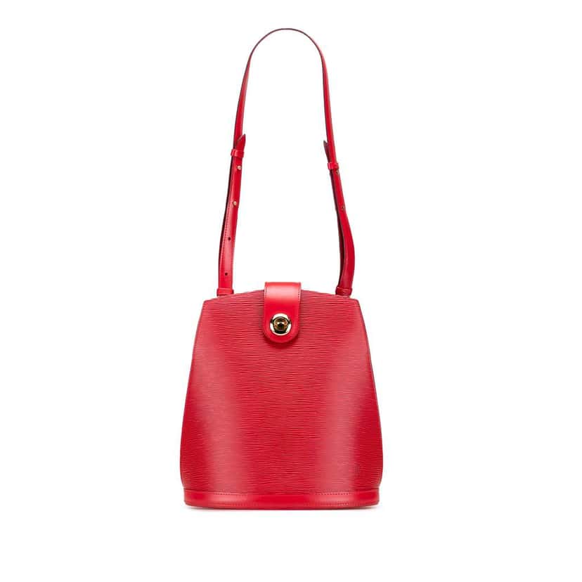 Louis Vuitton Epi Cluny Red Leather Good condition - Front View