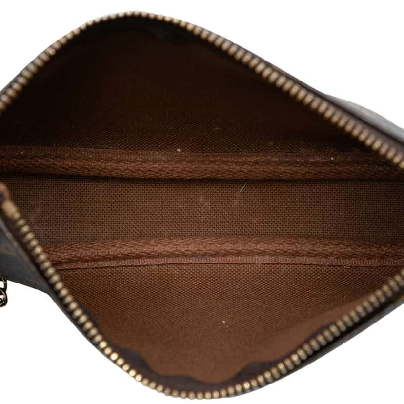 Louis Vuitton Monogram Mini Pochette Accessoires Brown Very good condition - Model View