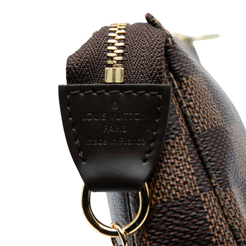 Louis Vuitton Damier Ebene Mini Pochette Accessoires Brown Good condition - Box View
