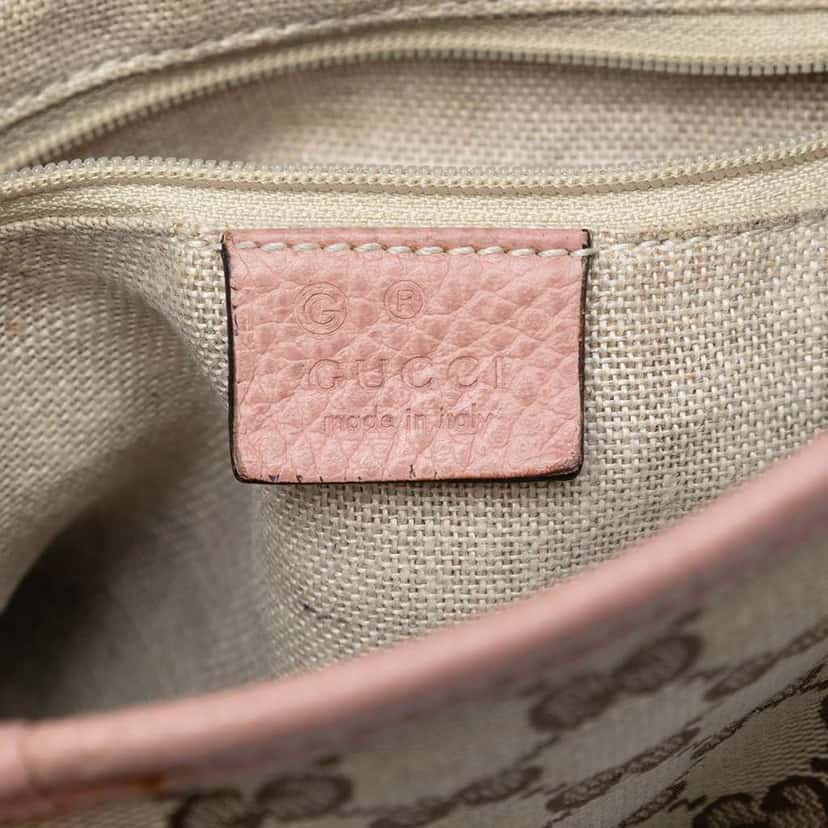 Gucci Small GG Canvas Bree Satchel Brown Canvas Good condition - Box View