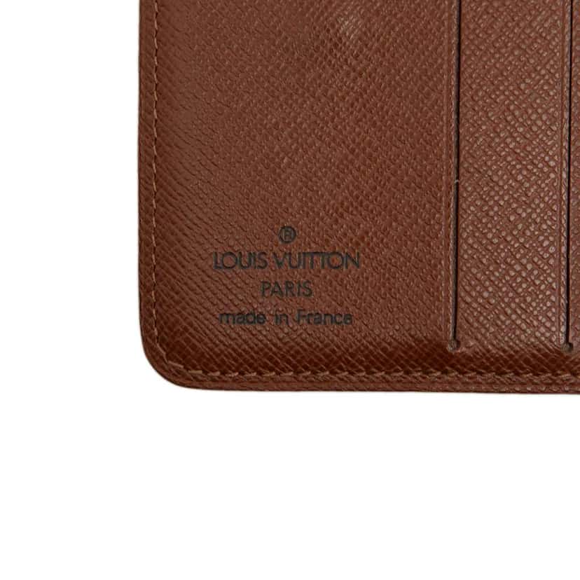 Louis Vuitton Monogram Bifold Compact Wallet Brown Good condition - Box View
