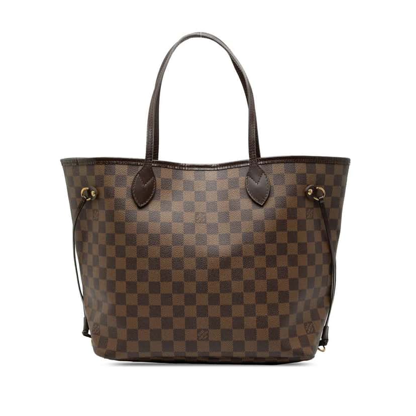 Louis Vuitton Damier Ebene Neverfull MM Brown Good condition - Front View