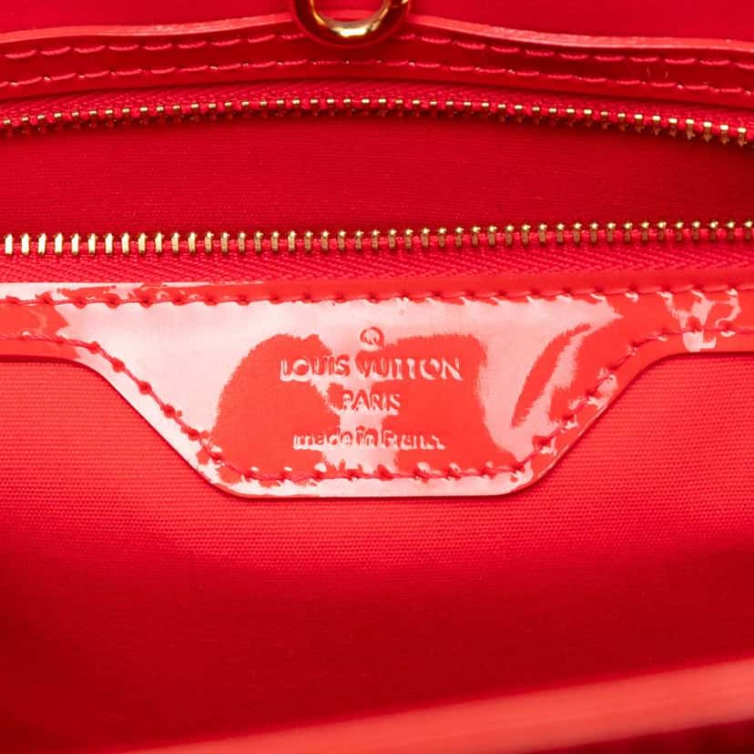 Louis Vuitton Monogram Vernis Avalon GM Red Leather Good condition - Box View