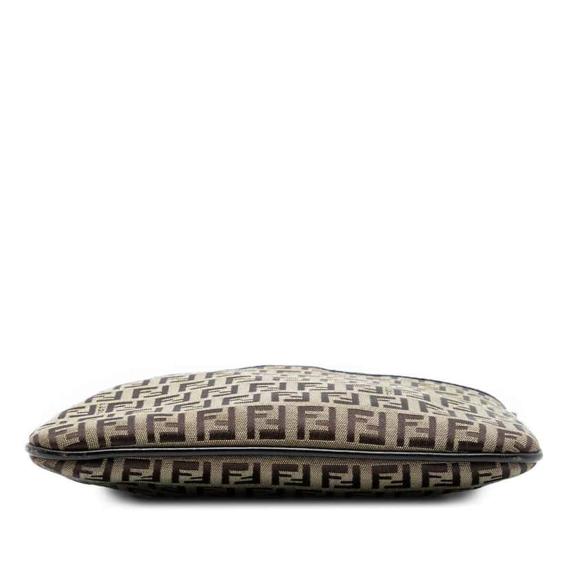 Fendi Zucchino Canvas Forever Crossbody Brown Canvas Good condition - Inside View