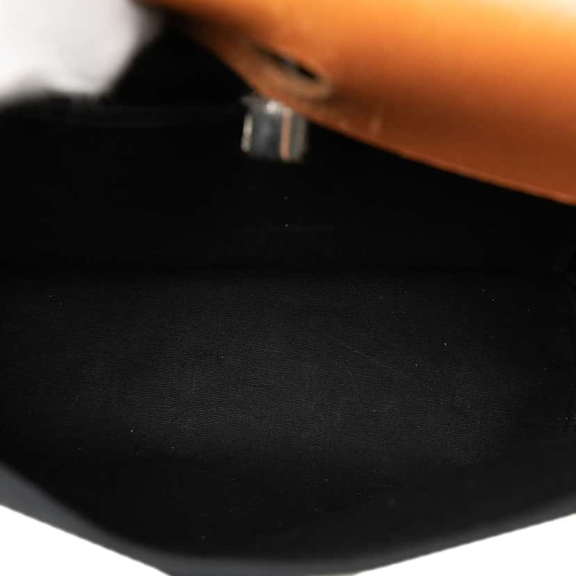 Hermès Toile Herbag PM Black Canvas Fair condition - Model View