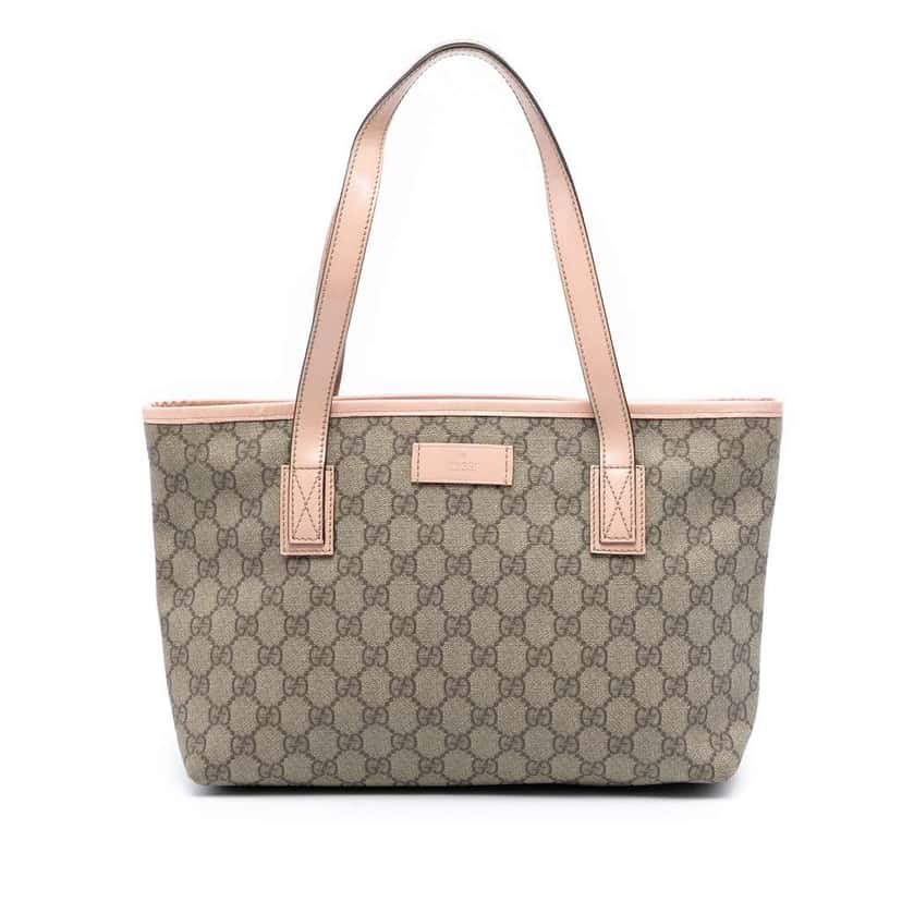 Gucci GG Supreme Joy Tote Brown Canvas Good condition - Front View