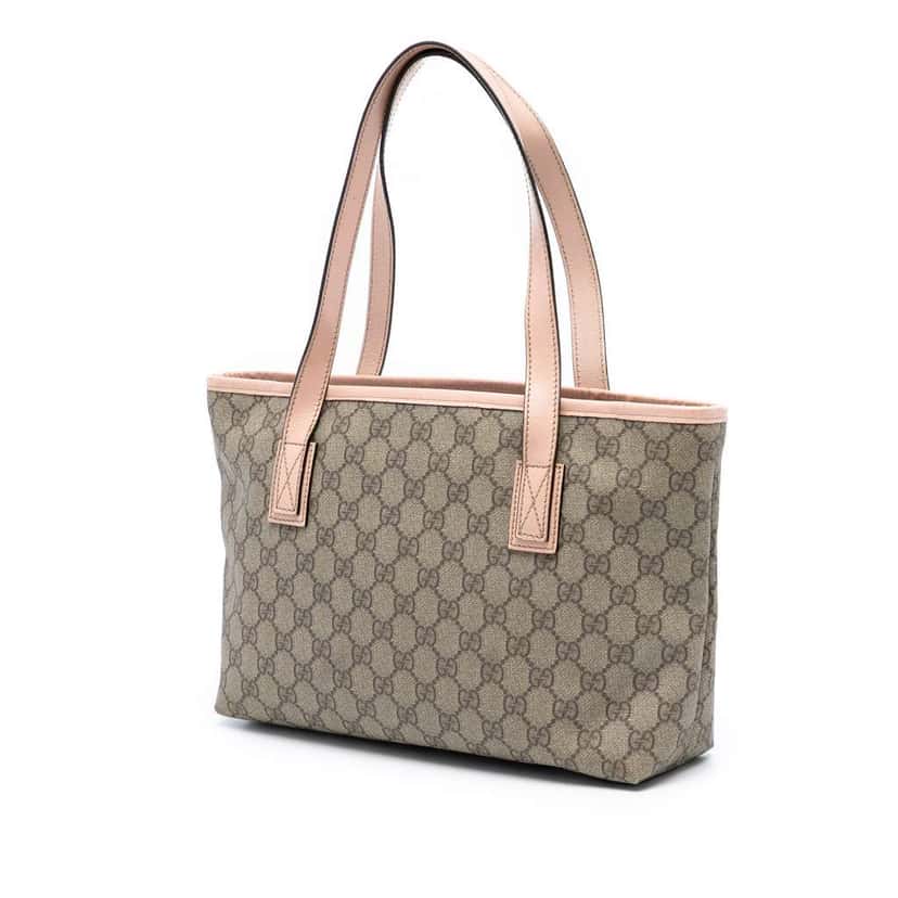 Gucci GG Supreme Joy Tote Brown Canvas Good condition - Back View