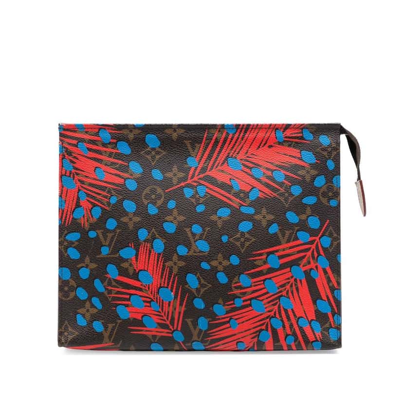 Louis Vuitton Monogram Jungle Dots Toiletry Pouch 26 Brown Good condition - Front View