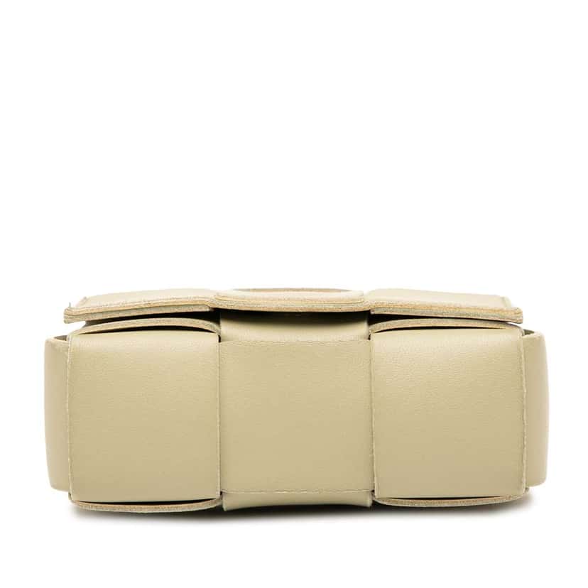 Bottega Veneta Candy Nappa Intrecciato Cassette Crossbody Brown Leather Good condition - Inside View