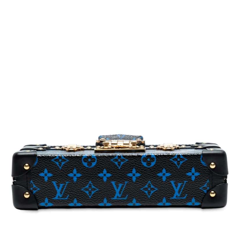 Louis Vuitton Monogram Petite Malle Black Good condition - Inside View