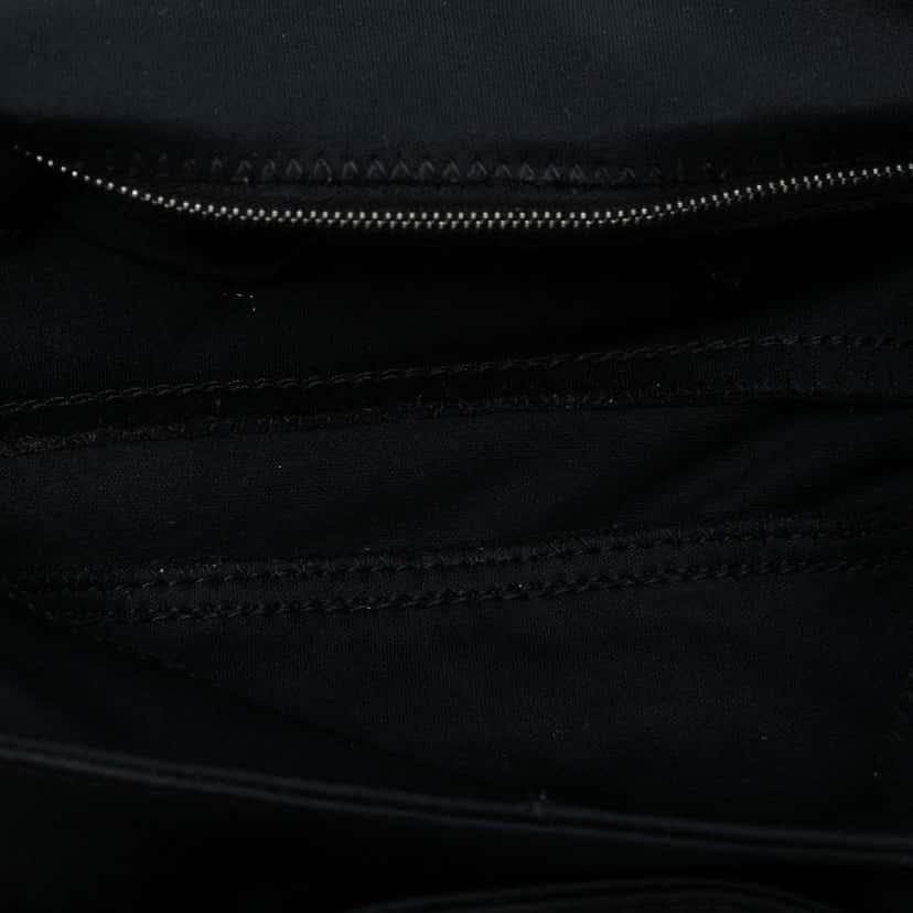 Fendi Neoprene Shoulder Bag Black Polyester Good condition - Model View
