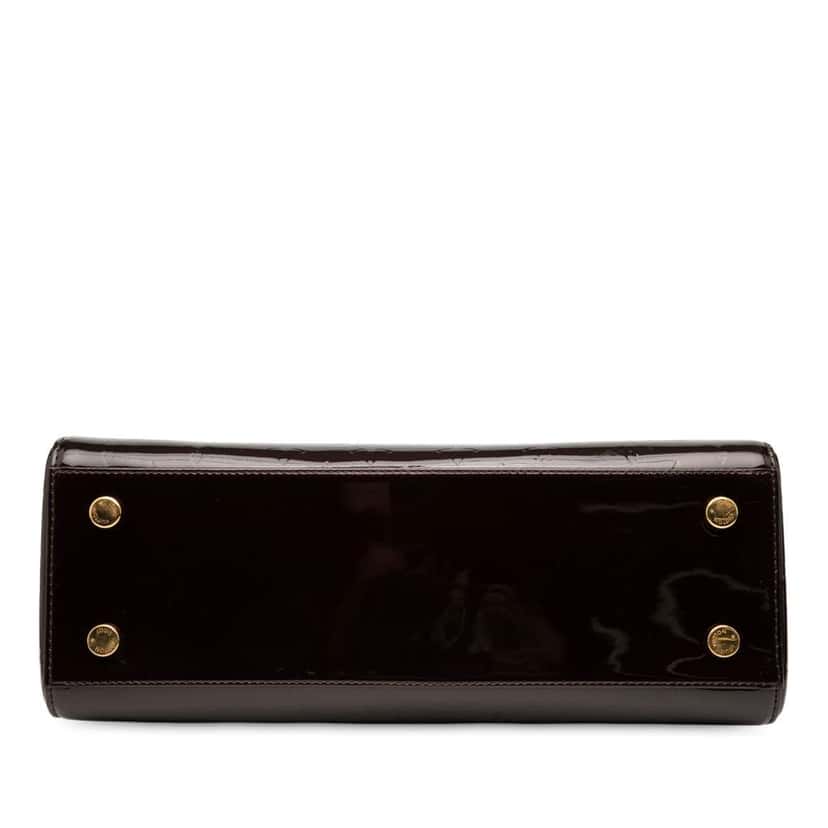 Louis Vuitton Monogram Vernis Brea MM Purple Leather Good condition - Inside View