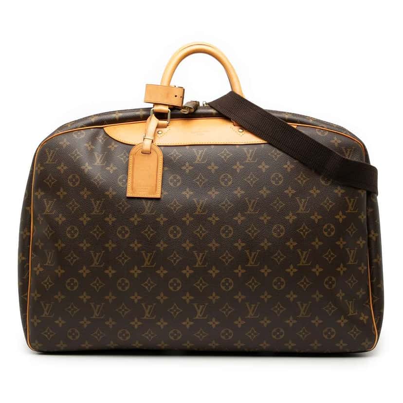 Louis Vuitton Monogram Alize 2 Poches Brown Good condition - Front View