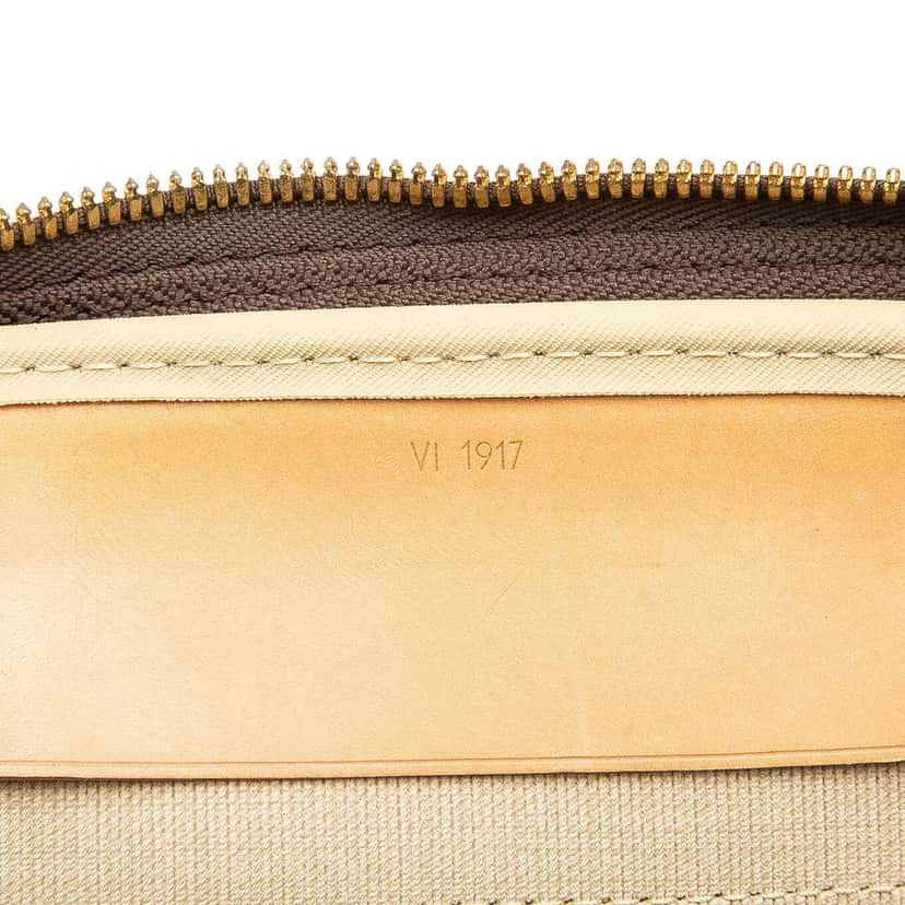 Louis Vuitton Monogram Alize 2 Poches Brown Good condition - Box View
