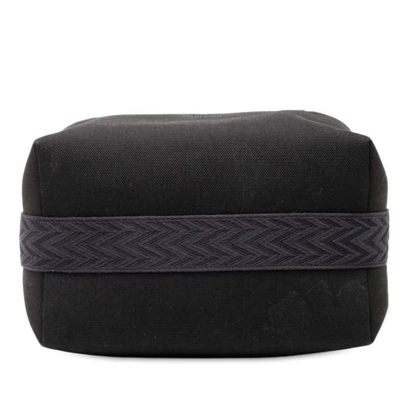 Hermès Large Canvas H Plume Bride A Brac Case Black Canvas Good condition - Inside View