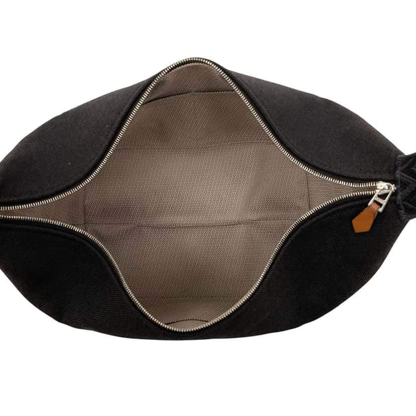 Hermès Large Canvas H Plume Bride A Brac Case Black Canvas Good condition - Model View