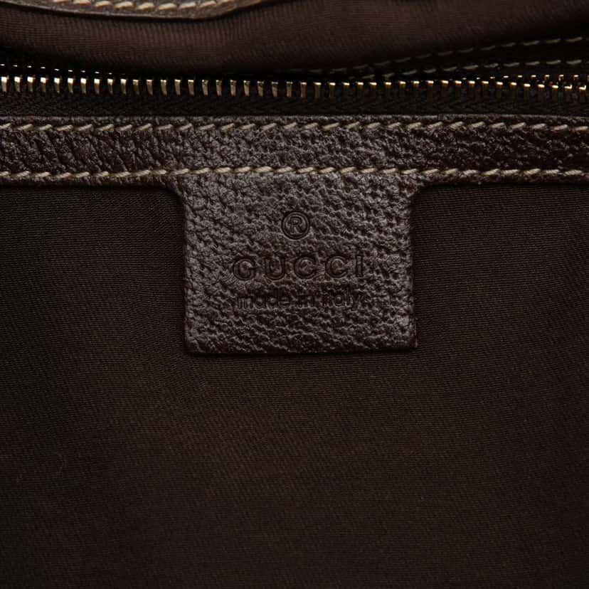 Gucci Medium GG Canvas Charmy Shoulder Bag Brown Canvas Good condition - Box View