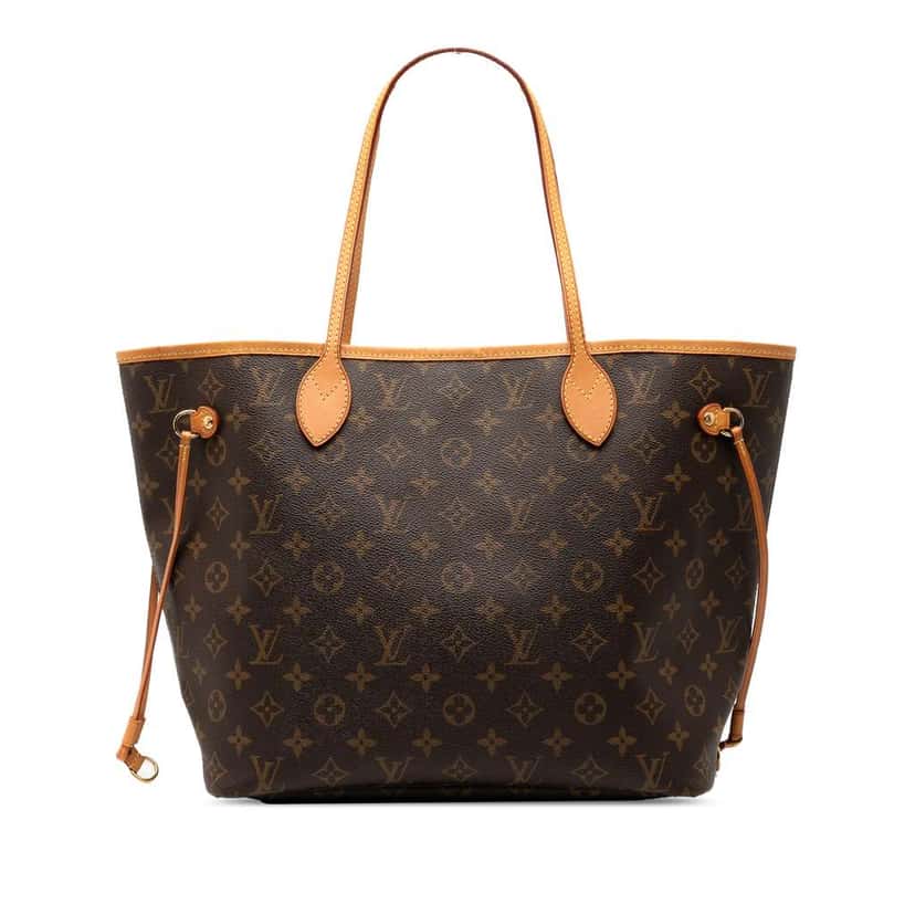 Louis Vuitton Monogram Neverfull MM Brown Good condition - Front View