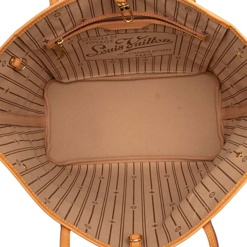 Louis Vuitton Monogram Neverfull MM Brown Good condition - Model View