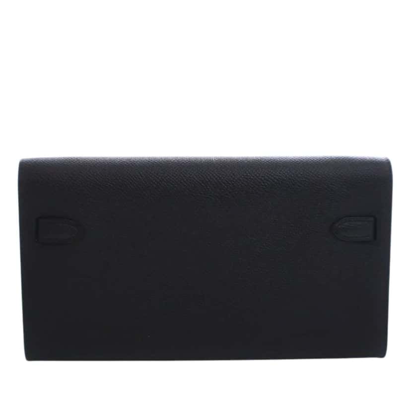 Hermès Epsom Kelly To Go Wallet Black Leather Good condition - Model View