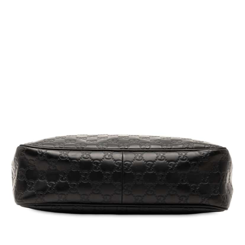 Gucci Guccissima Web Crossbody Black Leather Good condition - Inside View
