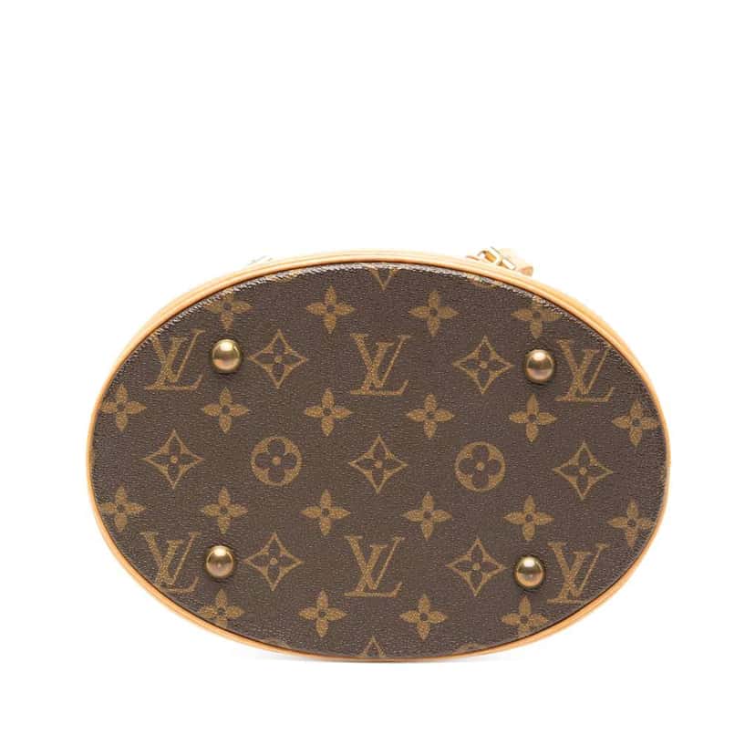 Louis Vuitton Monogram Petit Bucket Brown Good condition - Inside View
