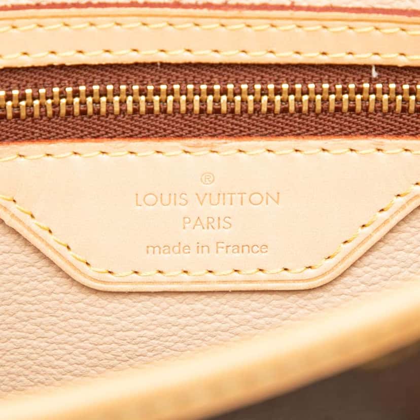 Louis Vuitton Monogram Petit Bucket Brown Good condition - Box View