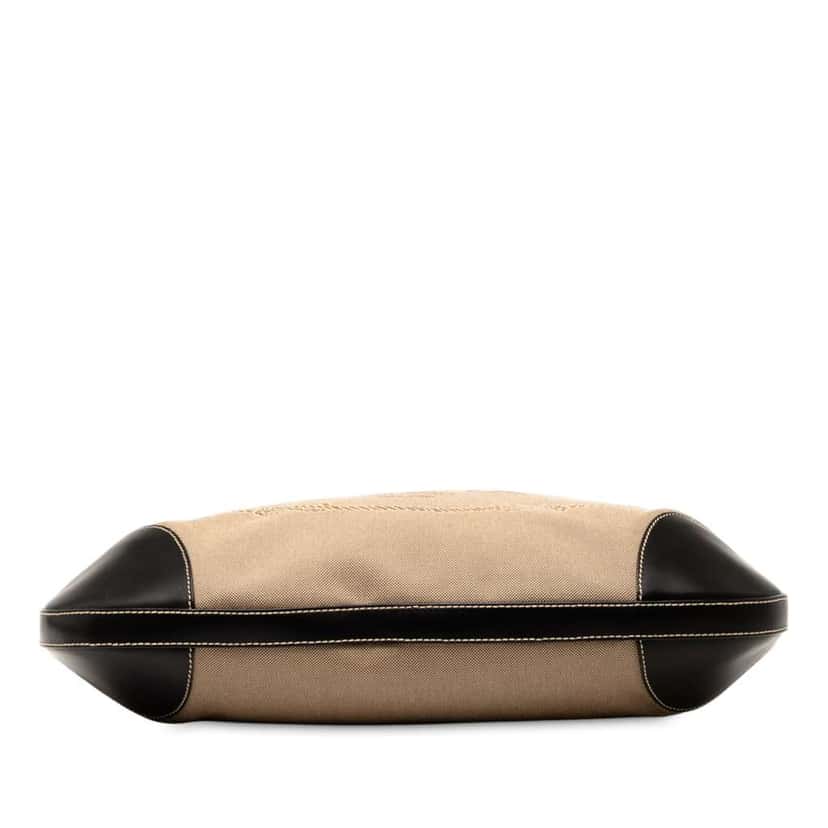 Prada Canvas Canapa Logo Hobo Brown Canvas Good condition - Inside View