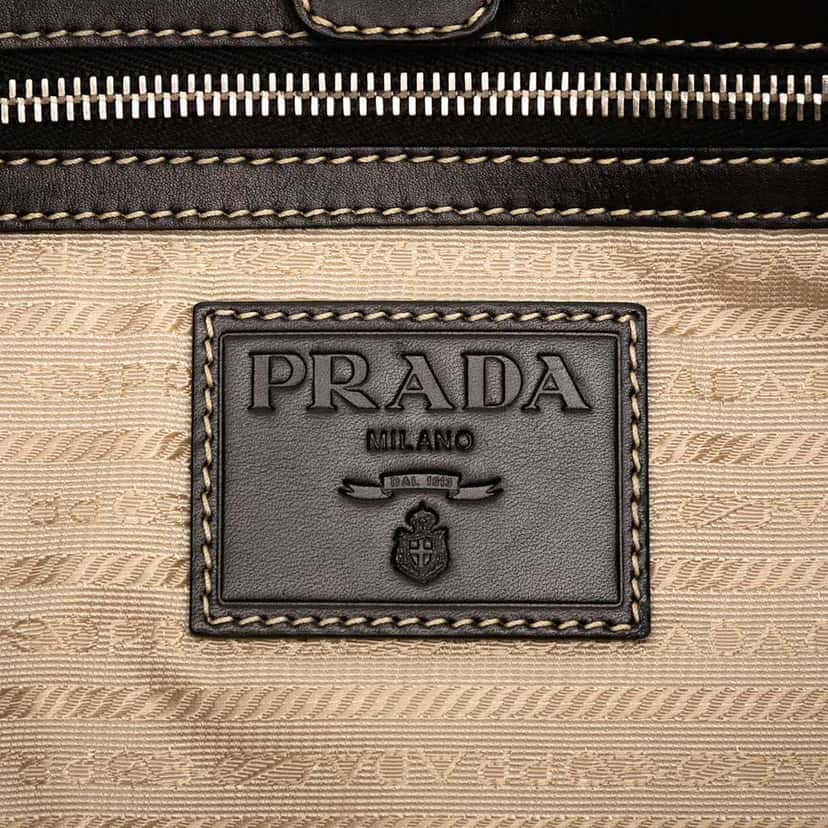 Prada Canvas Canapa Logo Hobo Brown Canvas Good condition - Box View
