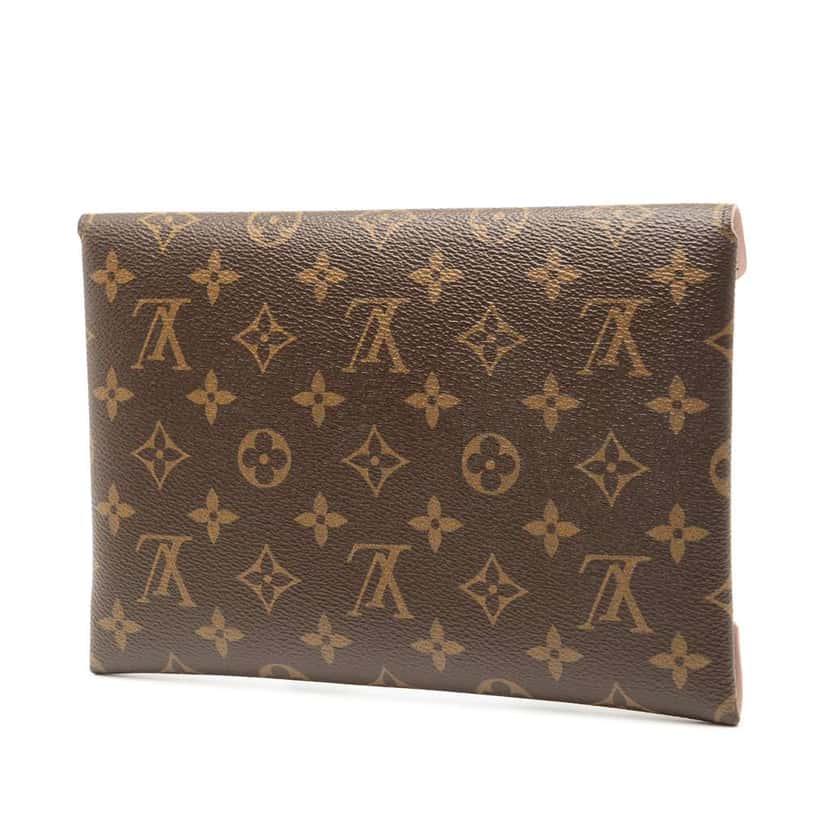 Louis Vuitton Monogram Pochette Kirigami GM Brown Good condition - Back View