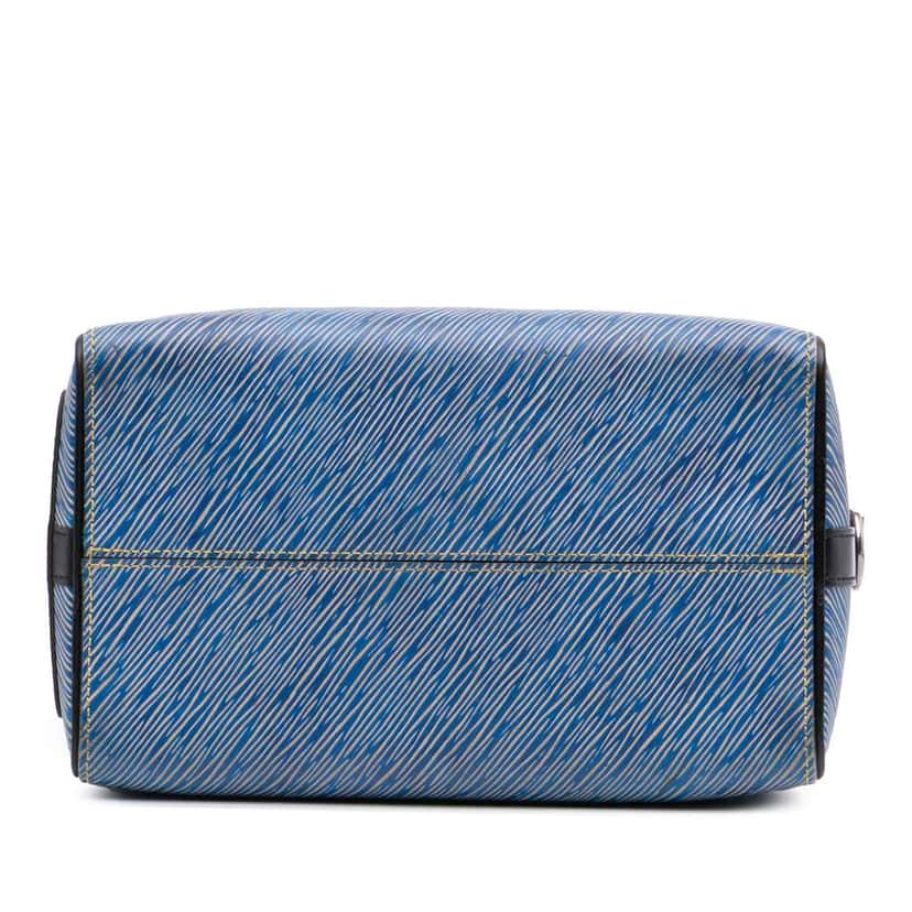 Louis Vuitton Epi Denim Speedy Bandouliere 25 Blue Leather Good condition - Inside View