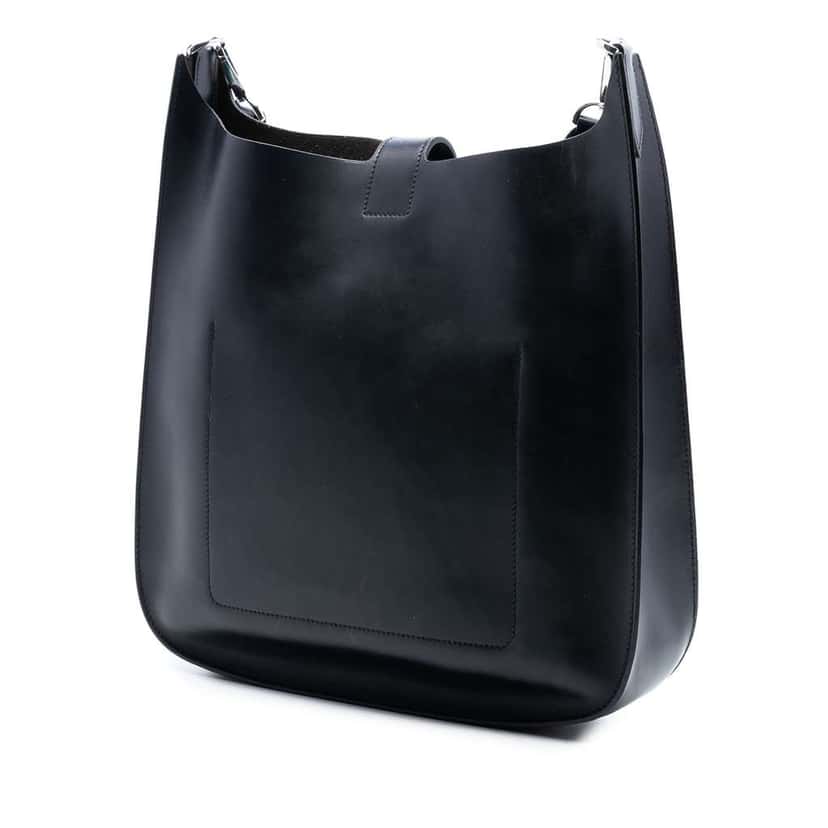 Hermès Vache Hunter Evelyne Diamond H Sellier 33 Blue Leather Good condition - Back View