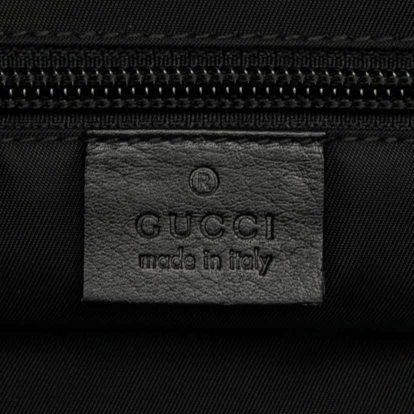 Gucci Guccissima Nylon Crossbody Black Good condition - Box View