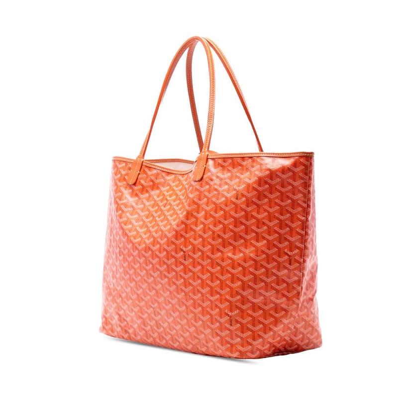 Goyard Goyardine Saint Louis GM Orange Canvas Good condition - Back View