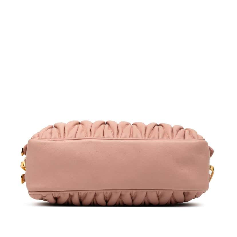 Miu Miu Matelasse Leather Crossbody Pink Leather Good condition - Inside View
