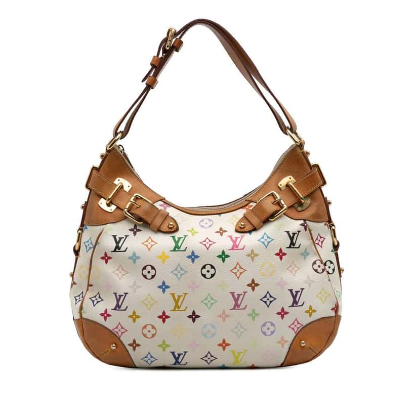 Louis Vuitton Monogram Multicolore Greta White Good condition - Front View