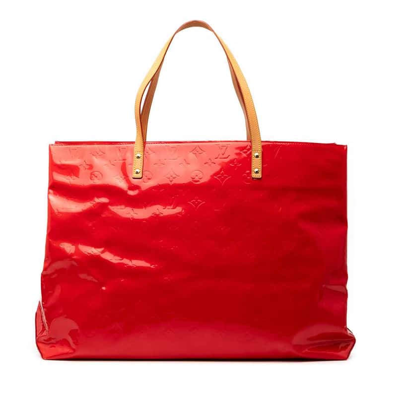 Louis Vuitton Monogram Vernis Reade GM Red Leather Good condition - Front View