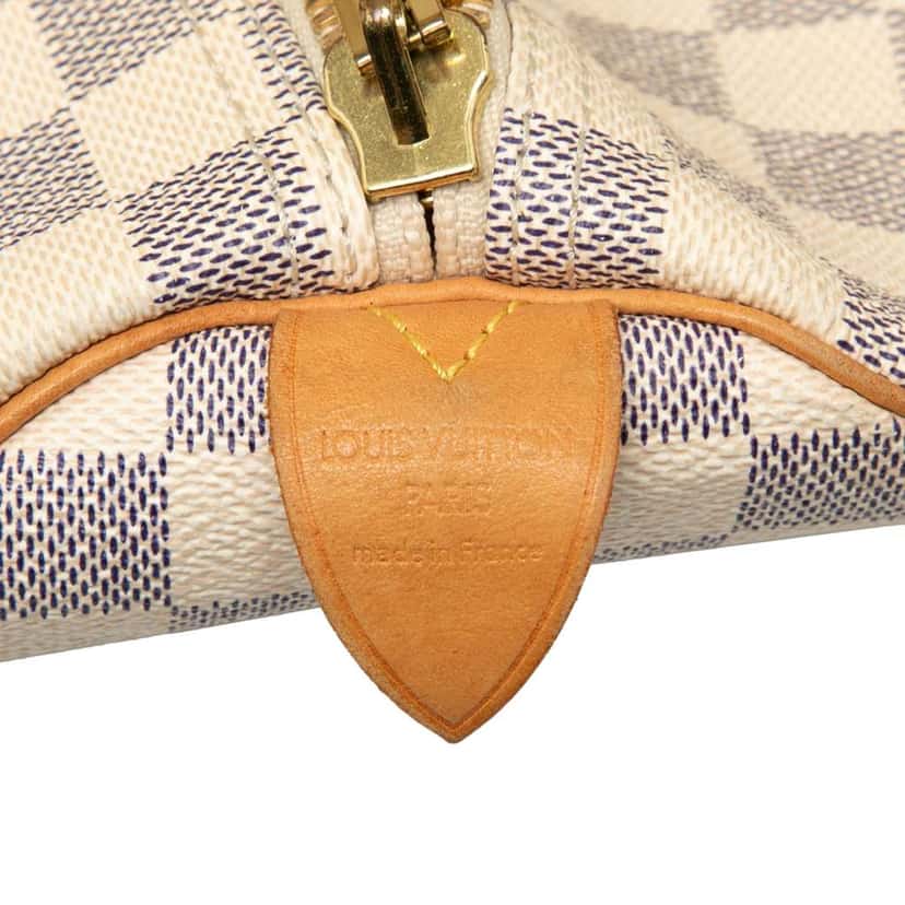 Louis Vuitton Damier Azur Keepall 50 White Good condition - Box View