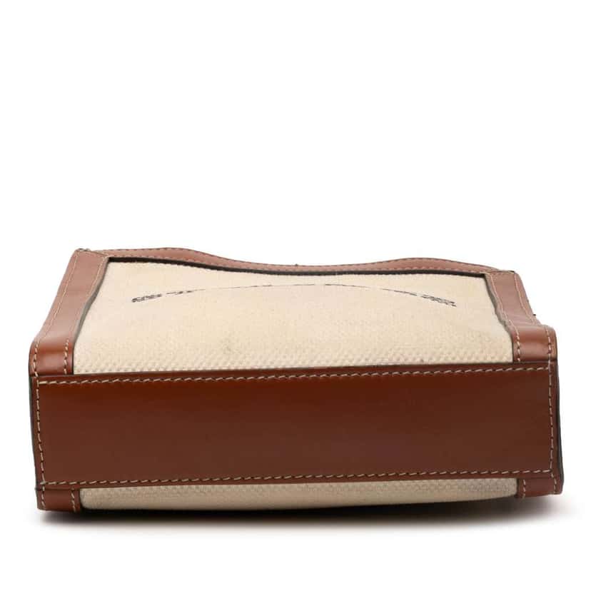 Celine Mini Canvas St Tropez Vertical Cabas Tote Brown Canvas Good condition - Inside View