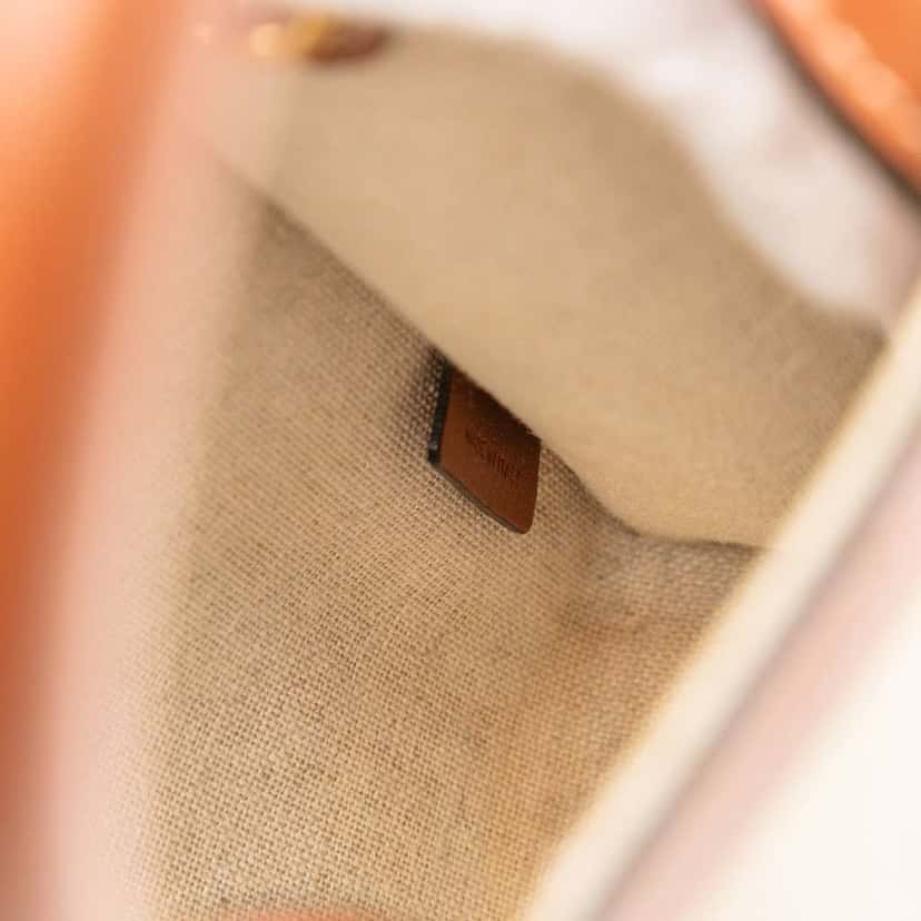 Celine Mini Canvas St Tropez Vertical Cabas Tote Brown Canvas Good condition - Box View