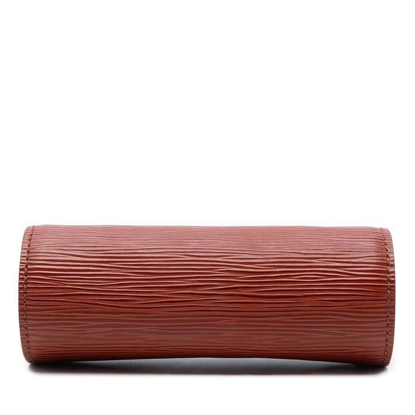 Louis Vuitton Epi Pochette Papillon Brown Leather Good condition - Inside View