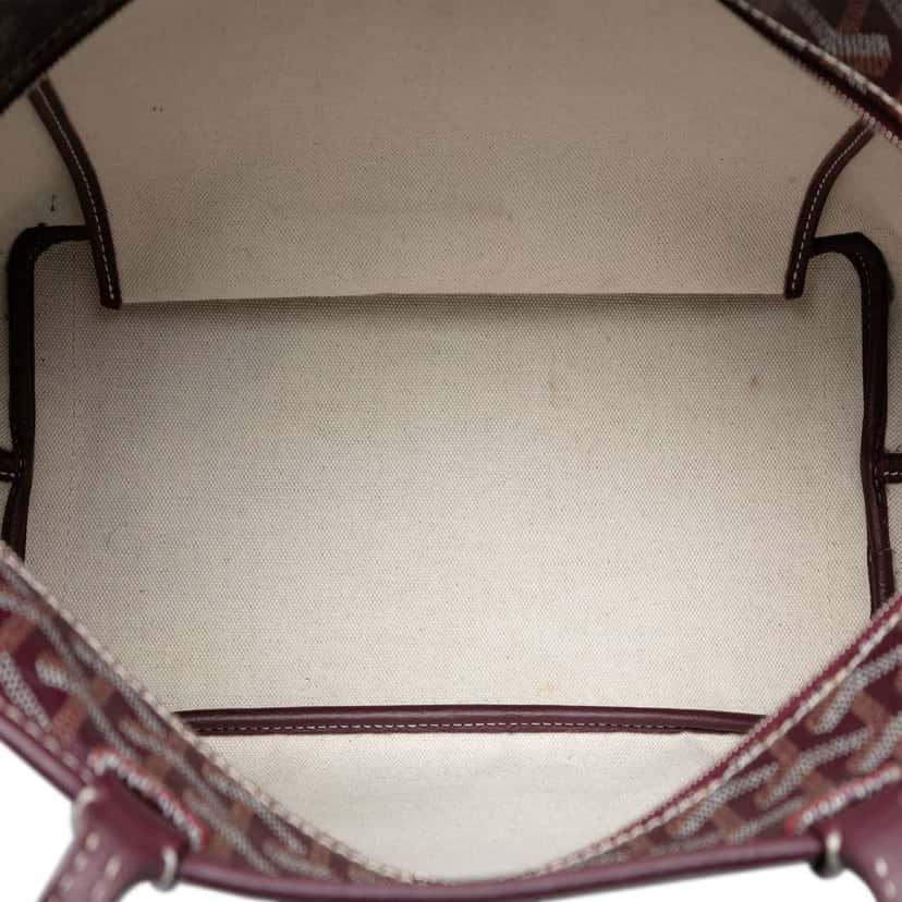 Goyard Goyardine Artois PM Red Canvas Fair condition - Model View
